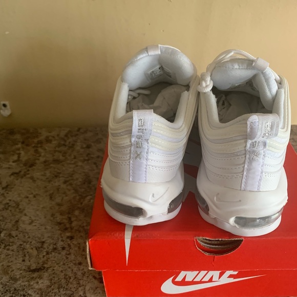 Air Max 97 GS Wht/Wht/metallic silver - Picture 4 of 7